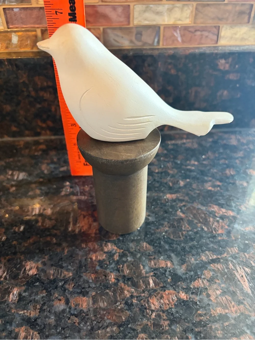 White Decorative Bird Figurine for Themed Decor